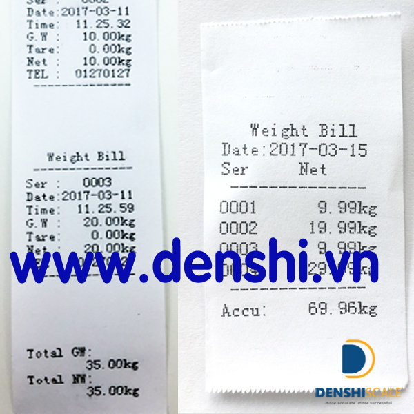 Cân bàn in phiếu